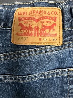 Levi's 559 Relaxed Fit Classic Jeans 32 X 32